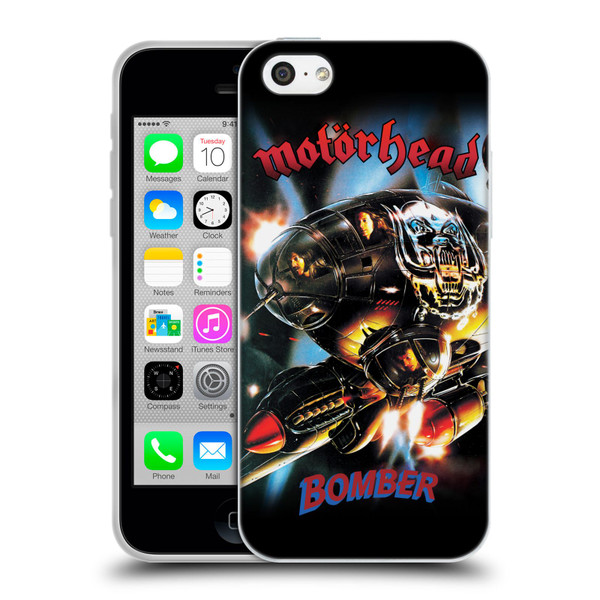 Motorhead Key Art Bomber Album Soft Gel Case for Apple iPhone 5c