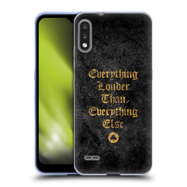 Motorhead Key Art Everything Louder Soft Gel Case for LG K22