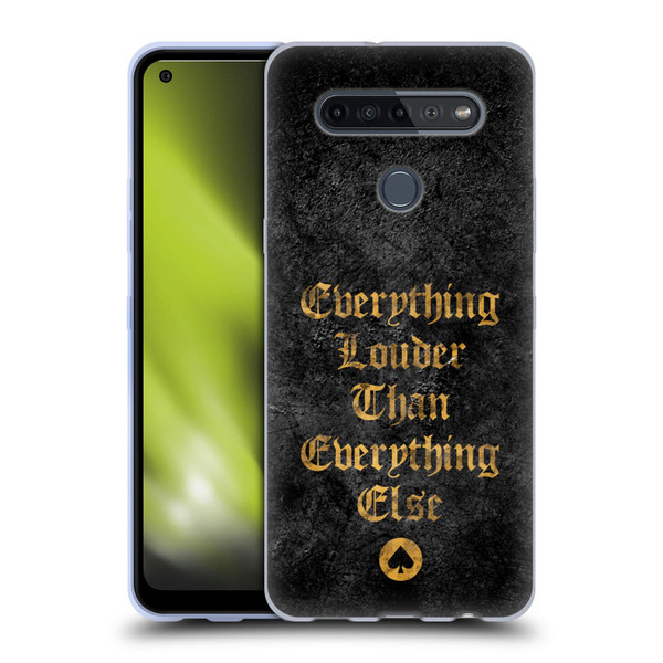 Motorhead Key Art Everything Louder Soft Gel Case for LG K51S