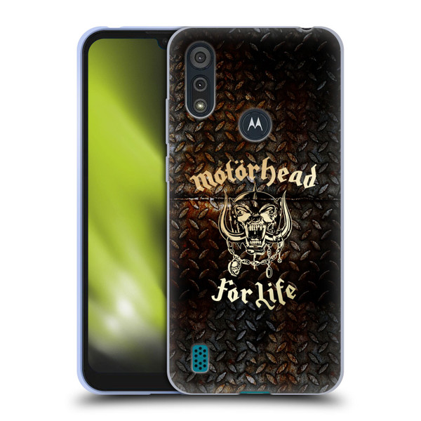 Motorhead Key Art For Life Soft Gel Case for Motorola Moto E6s (2020)