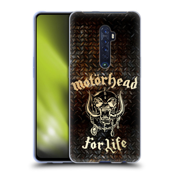 Motorhead Key Art For Life Soft Gel Case for OPPO Reno 2