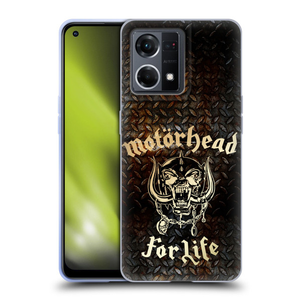 Motorhead Key Art For Life Soft Gel Case for OPPO Reno8 4G