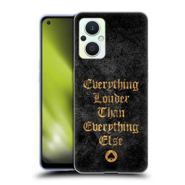 Motorhead Key Art Everything Louder Soft Gel Case for OPPO Reno8 Lite