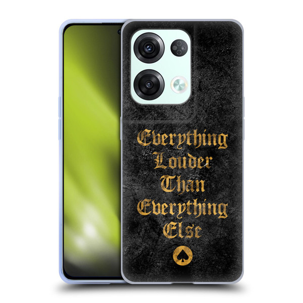 Motorhead Key Art Everything Louder Soft Gel Case for OPPO Reno8 Pro