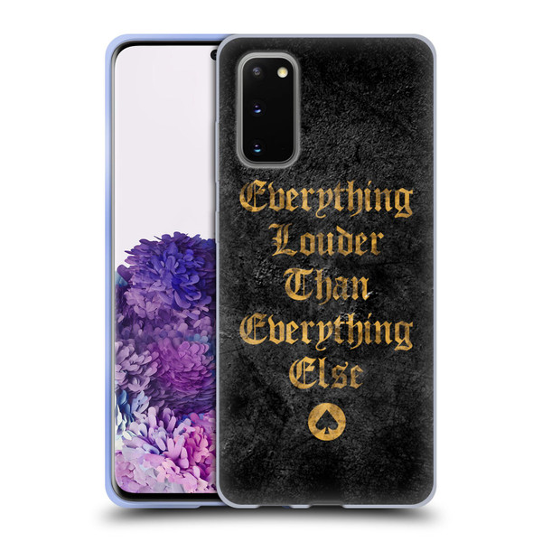 Motorhead Key Art Everything Louder Soft Gel Case for Samsung Galaxy S20 / S20 5G