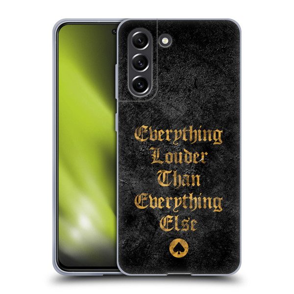 Motorhead Key Art Everything Louder Soft Gel Case for Samsung Galaxy S21 FE 5G