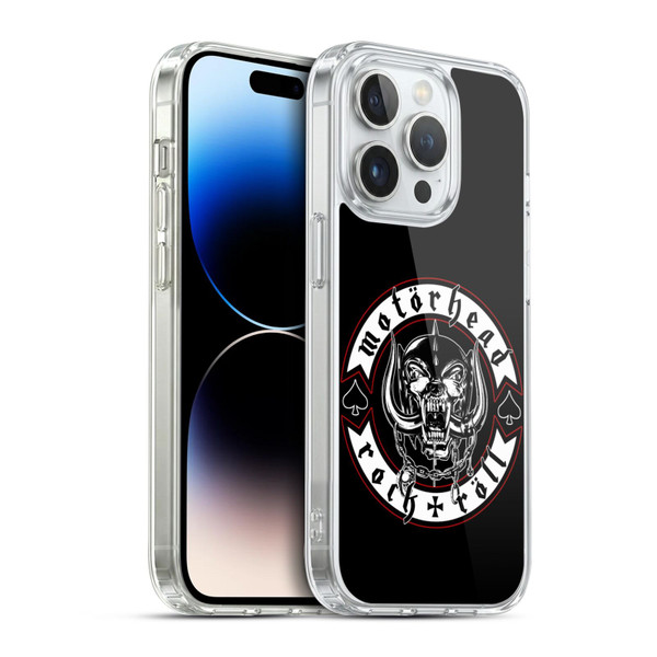 Motorhead Logo Rock & Roll Soft Gel Case for Apple iPhone 14 Pro & MagSafe