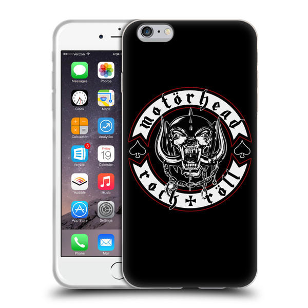 Motorhead Logo Rock & Roll Soft Gel Case for Apple iPhone 6 Plus / iPhone 6s Plus
