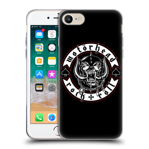 Motorhead Logo Rock & Roll Soft Gel Case for Apple iPhone 7 / 8 / SE 2020 & 2022