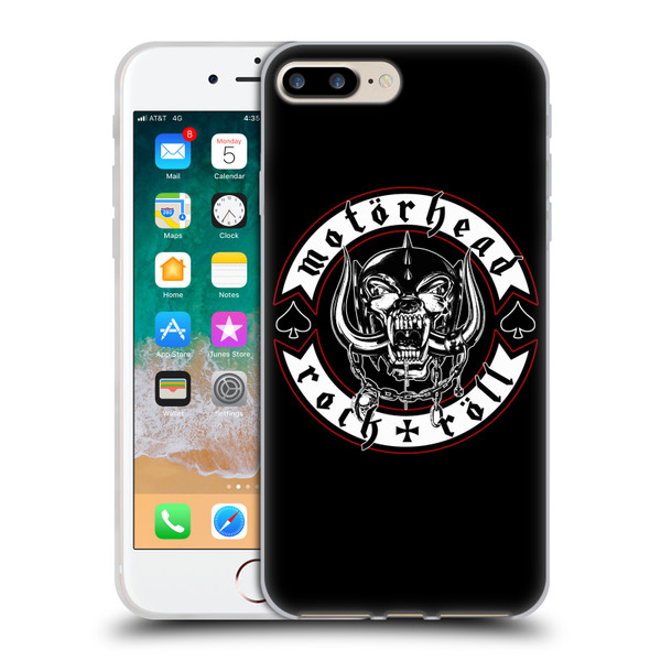 Motorhead Logo Rock & Roll Soft Gel Case for Apple iPhone 7 Plus / iPhone 8 Plus