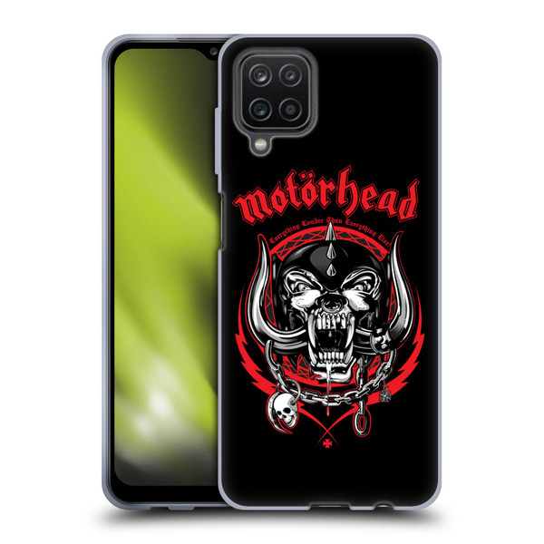 Motorhead Logo Everything Louder Than Everything Else Soft Gel Case for Samsung Galaxy A12 (2020)