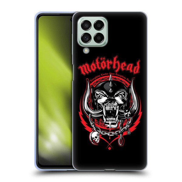 Motorhead Logo Everything Louder Than Everything Else Soft Gel Case for Samsung Galaxy M53 (2022)