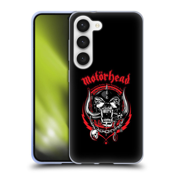 Motorhead Logo Everything Louder Than Everything Else Soft Gel Case for Samsung Galaxy S23 5G