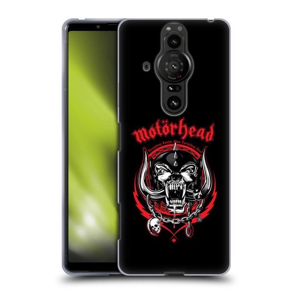 Motorhead Logo Everything Louder Than Everything Else Soft Gel Case for Sony Xperia Pro-I