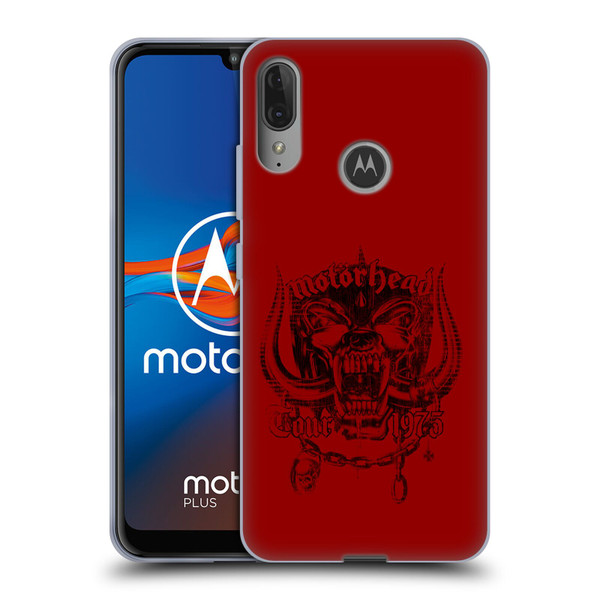 Motorhead Tours 1975 Soft Gel Case for Motorola Moto E6 Plus