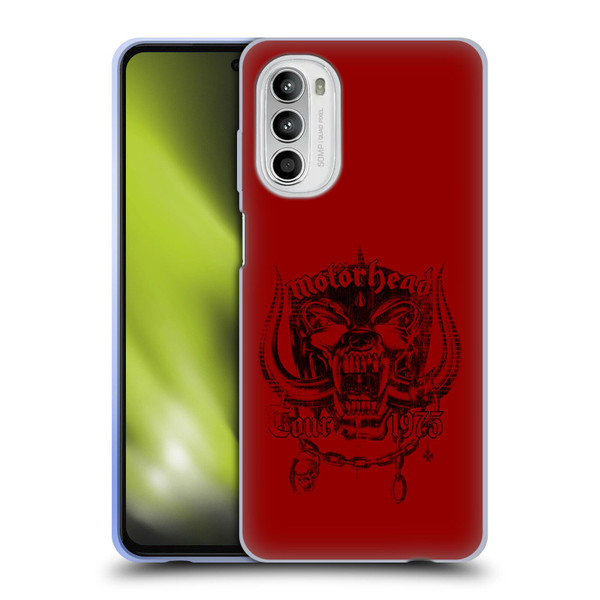 Motorhead Tours 1975 Soft Gel Case for Motorola Moto G52