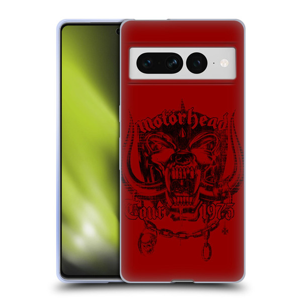 Motorhead Tours 1975 Soft Gel Case for Google Pixel 7 Pro