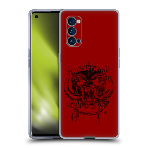 Motorhead Tours 1975 Soft Gel Case for OPPO Reno 4 Pro 5G