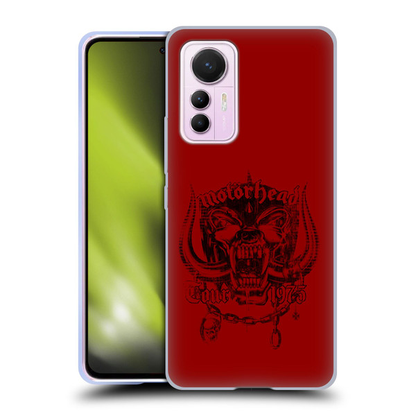 Motorhead Tours 1975 Soft Gel Case for Xiaomi 12 Lite