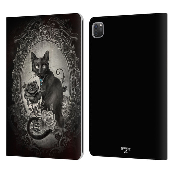 Alchemy Gothic Cats Paracelsus Leather Book Wallet Case Cover For Apple iPad Pro 11 2020 / 2021 / 2022