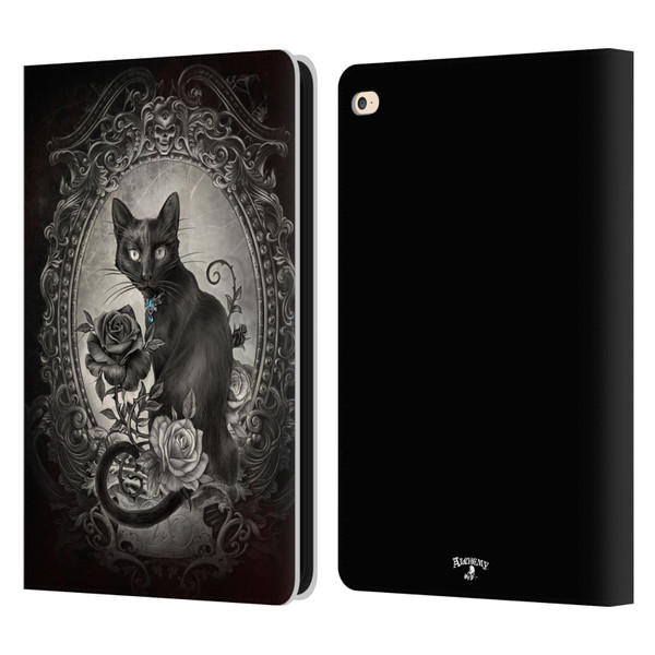 Alchemy Gothic Cats Paracelsus Leather Book Wallet Case Cover For Apple iPad Air 2 (2014)