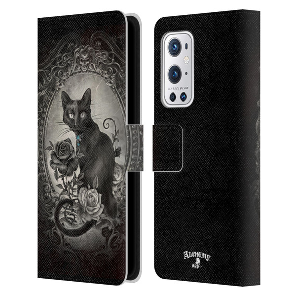 Alchemy Gothic Cats Paracelsus Leather Book Wallet Case Cover For OnePlus 9 Pro