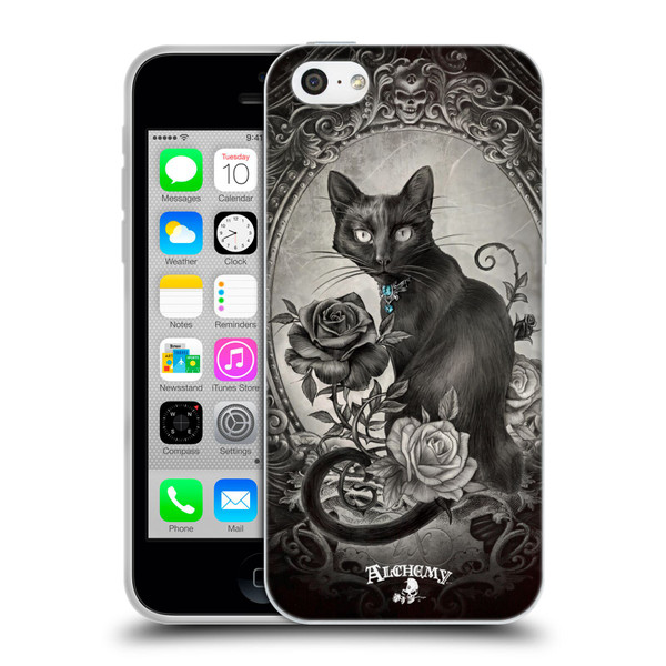 Alchemy Gothic Cats Paracelsus Soft Gel Case for Apple iPhone 5c