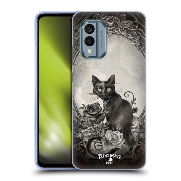 Alchemy Gothic Cats Paracelsus Soft Gel Case for Nokia X30
