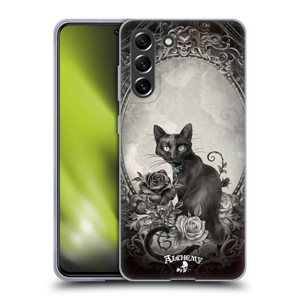 Alchemy Gothic Cats Paracelsus Soft Gel Case for Samsung Galaxy S21 FE 5G