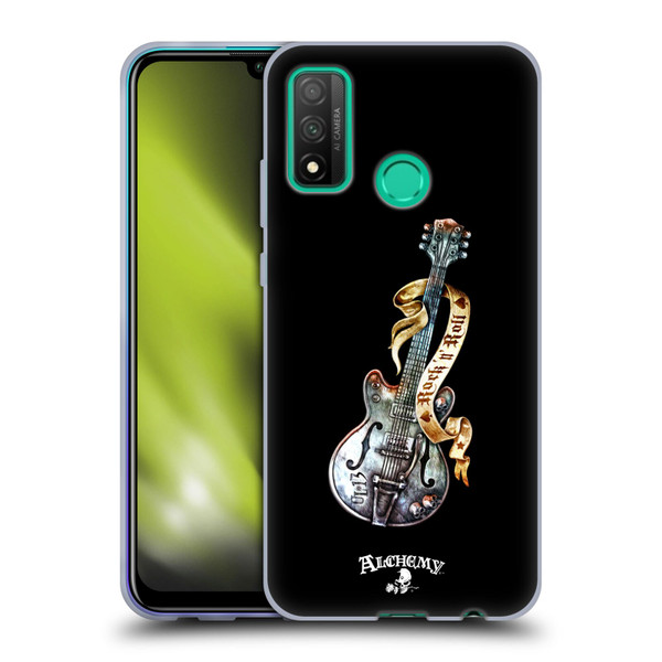 Alchemy Gothic Illustration Rock'it 56 Guitar Soft Gel Case for Huawei P Smart (2020)