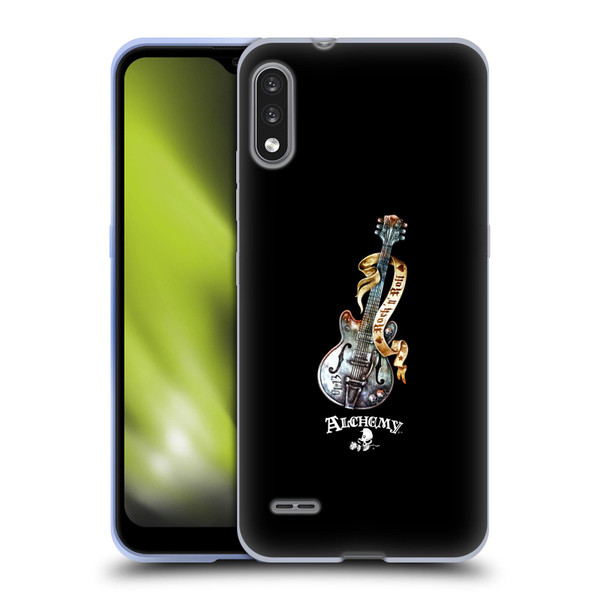 Alchemy Gothic Illustration Rock'it 56 Guitar Soft Gel Case for LG K22
