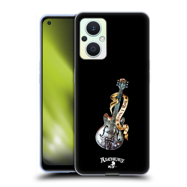 Alchemy Gothic Illustration Rock'it 56 Guitar Soft Gel Case for OPPO Reno8 Lite