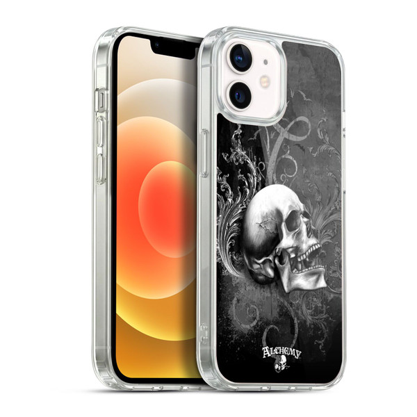 Alchemy Gothic Skull De Profundis Soft Gel Case for Apple iPhone 12 / iPhone 12 Pro & MagSafe