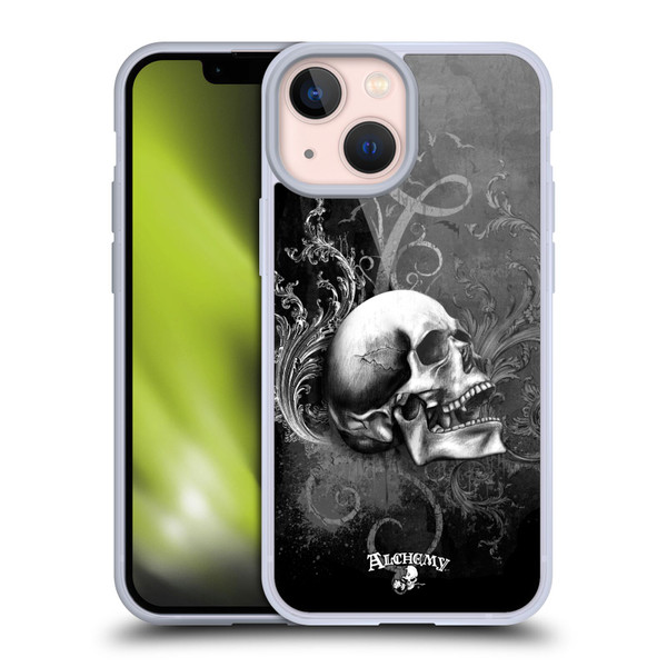 Alchemy Gothic Skull De Profundis Soft Gel Case for Apple iPhone 13 Mini