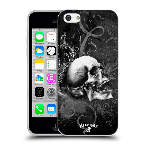 Alchemy Gothic Skull De Profundis Soft Gel Case for Apple iPhone 5c