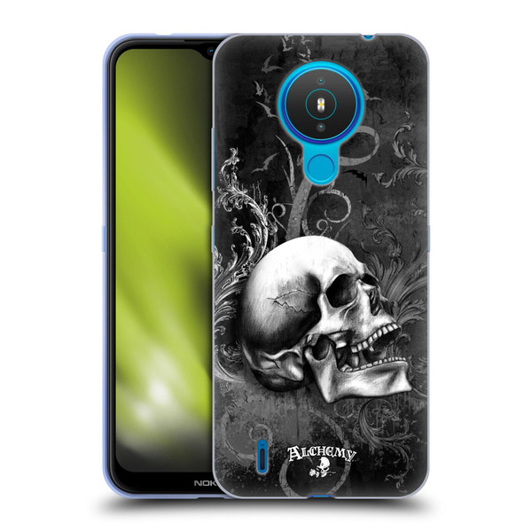 Alchemy Gothic Skull De Profundis Soft Gel Case for Nokia 1.4