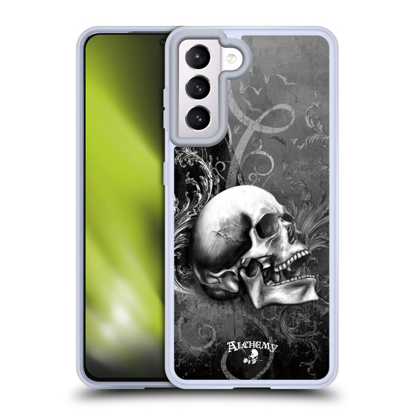 Alchemy Gothic Skull De Profundis Soft Gel Case for Samsung Galaxy S21 5G
