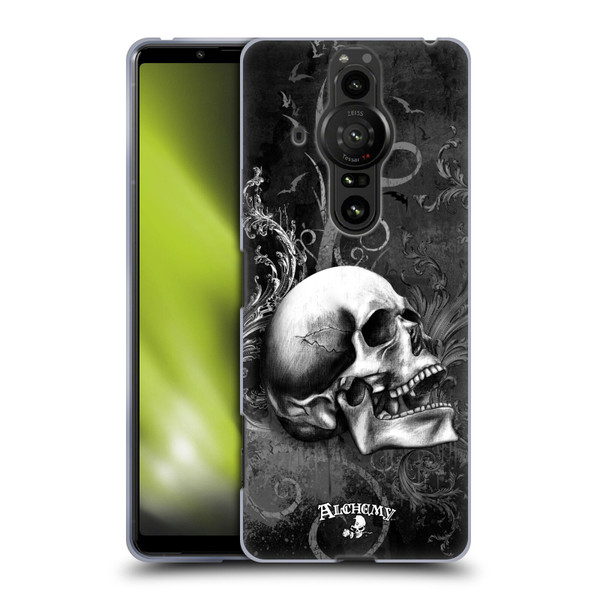 Alchemy Gothic Skull De Profundis Soft Gel Case for Sony Xperia Pro-I