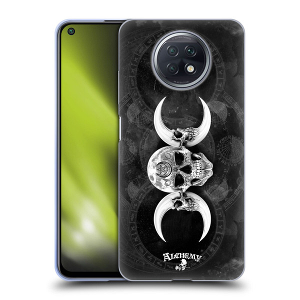 Alchemy Gothic Skull Dark Goddess Moon Soft Gel Case for Xiaomi Redmi Note 9T 5G