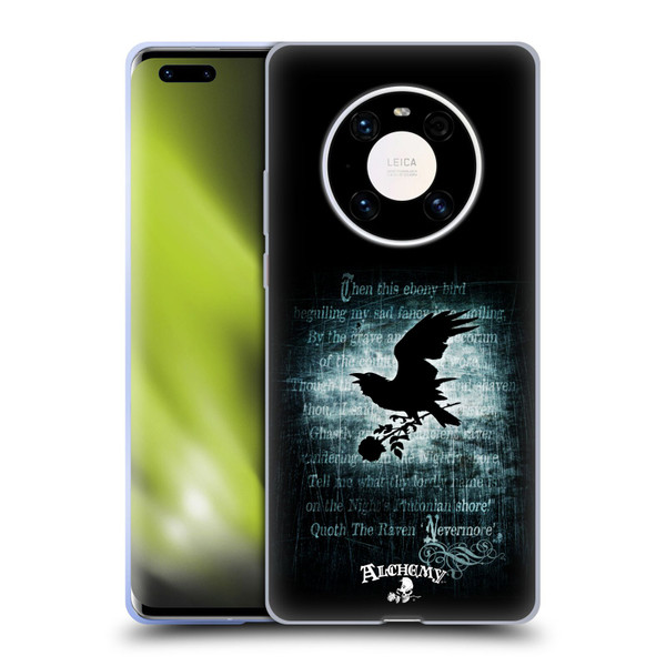 Alchemy Gothic Wing Nevermore Soft Gel Case for Huawei Mate 40 Pro 5G