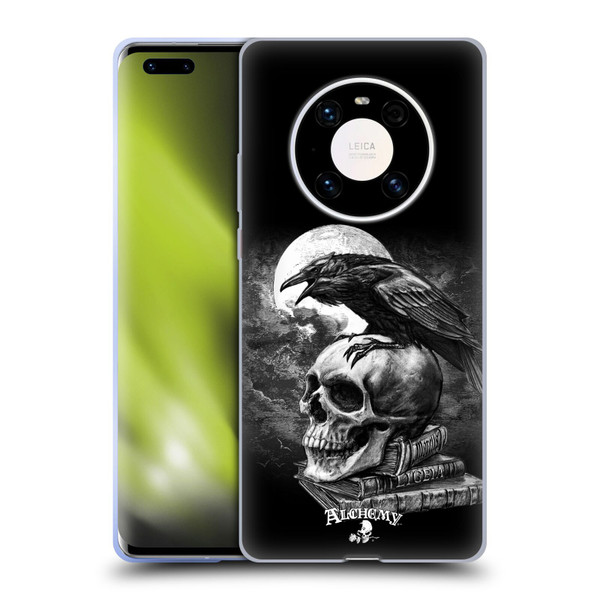 Alchemy Gothic Wing Poe's Raven Soft Gel Case for Huawei Mate 40 Pro 5G