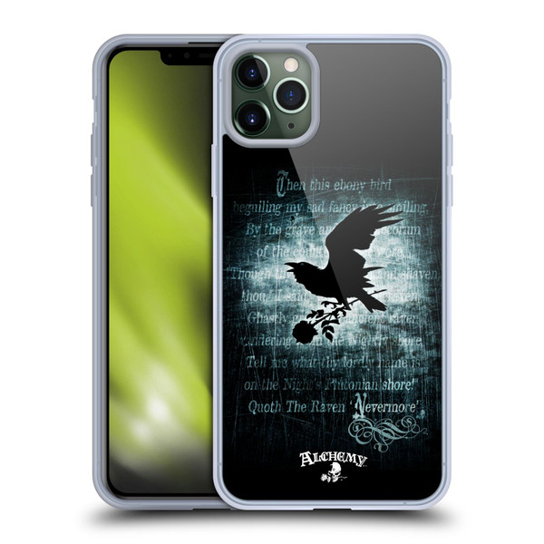 Alchemy Gothic Wing Nevermore Soft Gel Case for Apple iPhone 11 Pro Max
