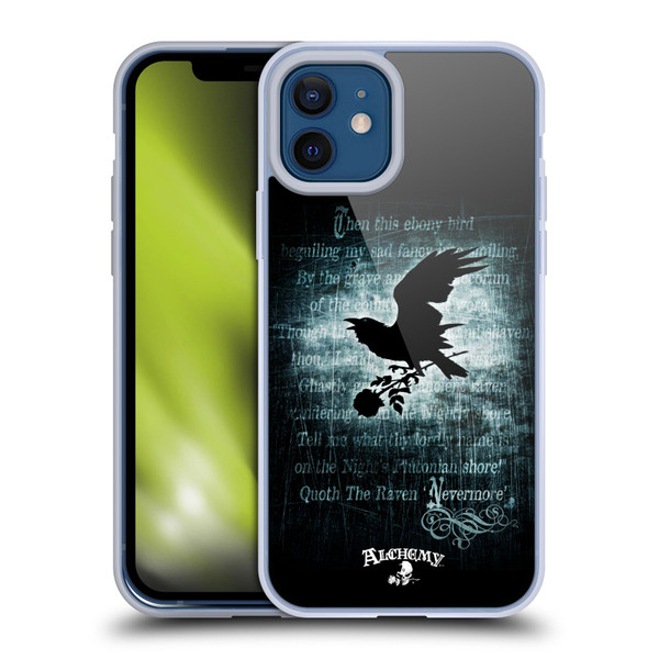 Alchemy Gothic Wing Nevermore Soft Gel Case for Apple iPhone 12 / iPhone 12 Pro