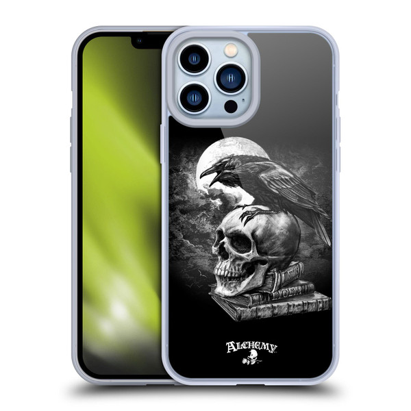 Alchemy Gothic Wing Poe's Raven Soft Gel Case for Apple iPhone 13 Pro Max