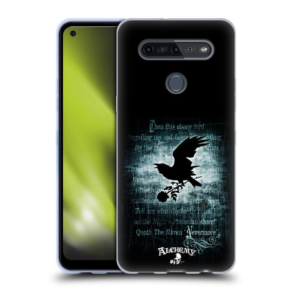 Alchemy Gothic Wing Nevermore Soft Gel Case for LG K51S