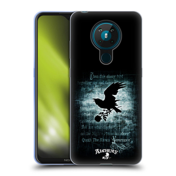 Alchemy Gothic Wing Nevermore Soft Gel Case for Nokia 5.3