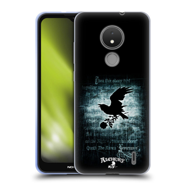 Alchemy Gothic Wing Nevermore Soft Gel Case for Nokia C21