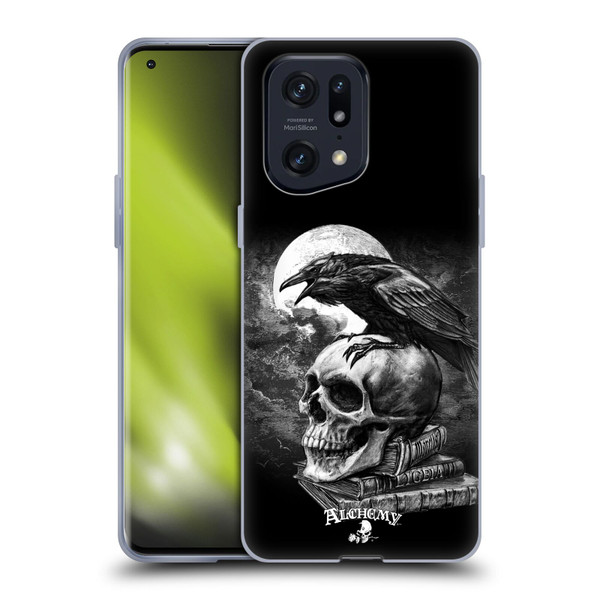 Alchemy Gothic Wing Poe's Raven Soft Gel Case for OPPO Find X5 Pro