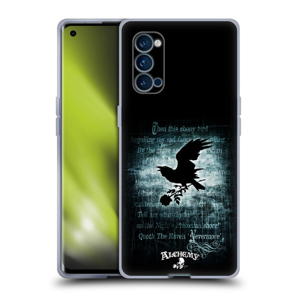 Alchemy Gothic Wing Nevermore Soft Gel Case for OPPO Reno 4 Pro 5G