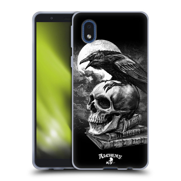 Alchemy Gothic Wing Poe's Raven Soft Gel Case for Samsung Galaxy A01 Core (2020)